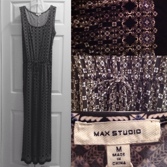 🌹NWT MAX STUDIO (Size L) Blouson Jumpsuit 🌹 - Picture 4 of 6